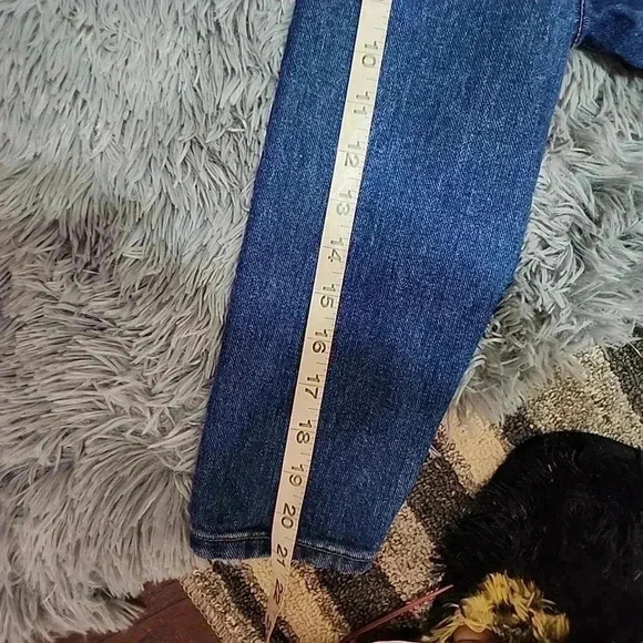 Rampage Vintage 70-80s denim cropped  high shoulder sexy jacket with belt. Large - Picture 11 of 14